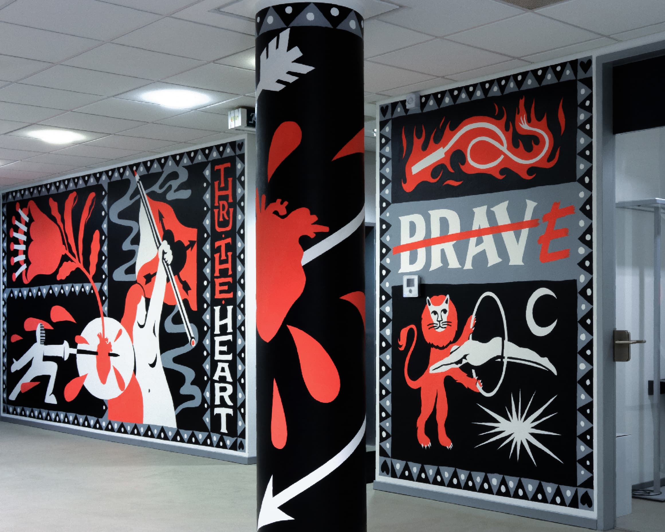 Wandgestaltungen HFA Studio